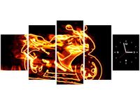 70CM 150CM ZEGAR 5 ELEM MOTOR DRUK OBRAZ