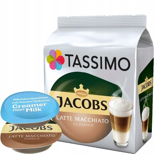 Kapsułki TASSIMO Jacobs Latte Macchiato Classico 8 na Arena.pl