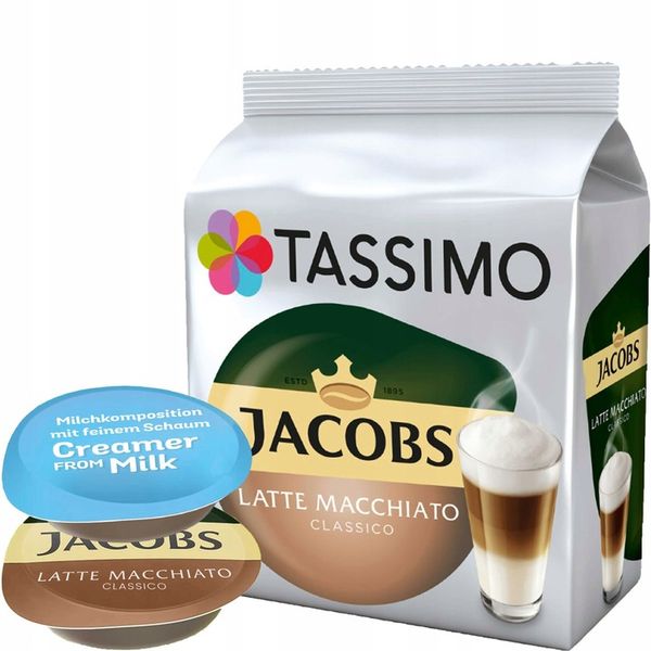 Kapsułki TASSIMO Jacobs Latte Macchiato Classico 8 zdjęcie 1