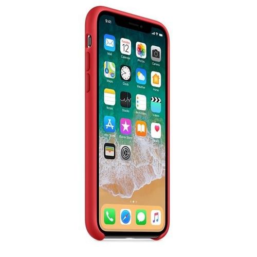Apple iPhone X Silicone Case (PRODUCT) RED na Arena.pl