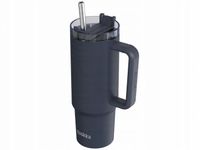 Stream - Kubek termiczny ze stali nierdzewnej 950 ml ze słomką (Graphite)