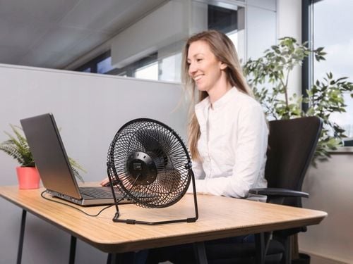 WENTYLATOR BIURKOWY WIATRAK USB STOŁOWY DOM BIURO na Arena.pl