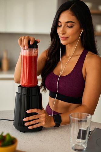 BLENDER KIELICHOWY MIKSER DO SMOOTHIE KOKTAJLI KRUSZY LÓD 2 BIDONY na Arena.pl