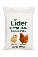 ŚRODEK NA PTASZYŃCA SUCHA KĄPIEL HIGIENA KURNIKÓW Lider Dezynfekant 10 KG