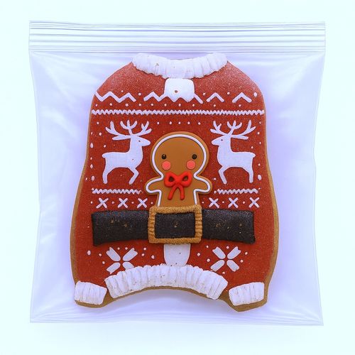 CIASTKO LUKROWANE SWETEREK MIKOŁAJA NO7 BOŻE NARODZENIE RĘCZNIE ROBIONE na Arena.pl