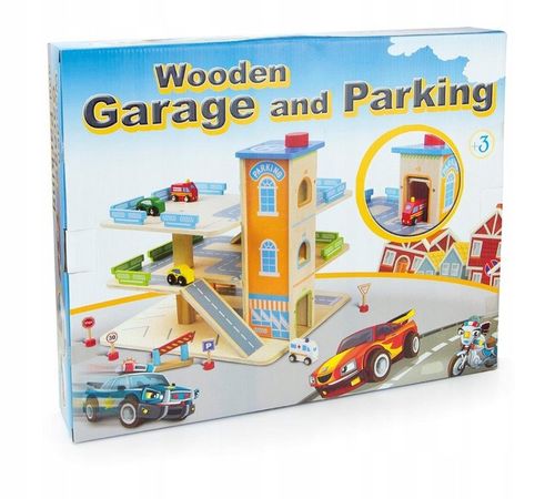 Garaż i parking 3 poziomy, auta (4) helikopter na Arena.pl