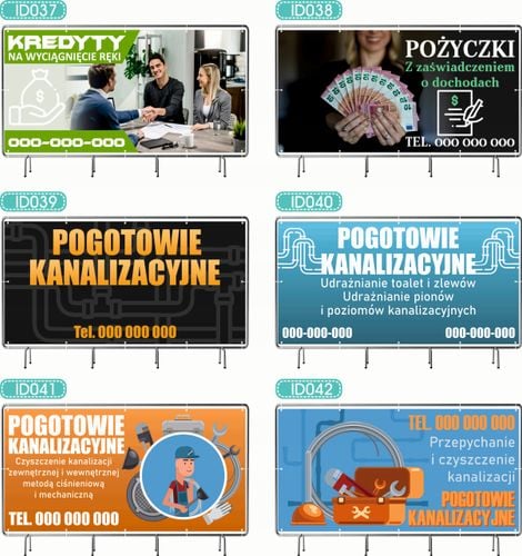 BANER REKLAMOWY 200x100cm projekt w cenie różne wzory KONTROLA POJAZDÓW na Arena.pl