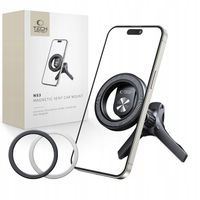 UCHWYT SAMOCHODOWY DO KRATKI DO MAGSAFE NA IPHONE 12 13 14 15 16 MOCNY