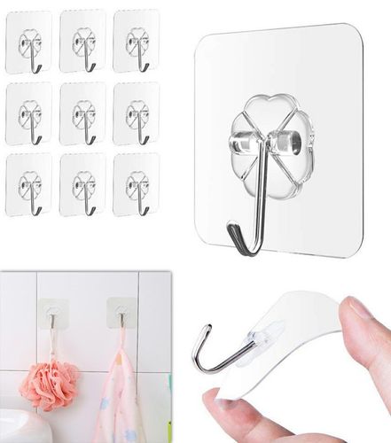 TG64651 WIESZAK SAMOPRZYLEPNY 10SZT HACZYKI WIESZAKI na Arena.pl