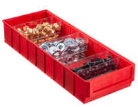 Pojemnik magazynowy czerwony- 500x185x81 mm