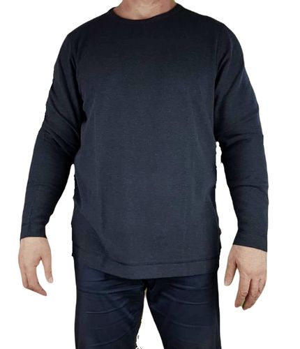 Męski Longsleeve Hugo Boss Tempest Slim 50472309 szaro-granatowy - 4XL na Arena.pl