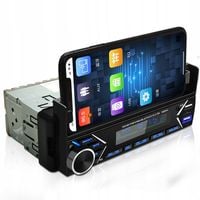 RADIO SAMOCHODOWE BLUETOOTH 1-DIN UCHWYT TELEFON