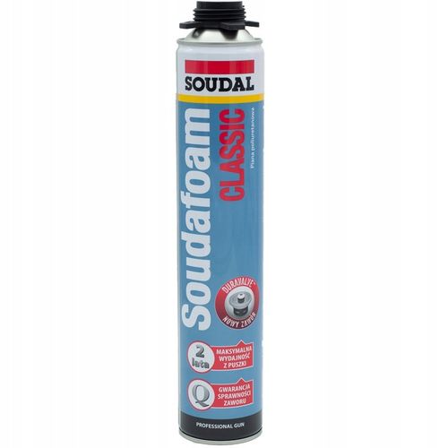 SOUDAL Pianka pistoletowa poliuretanowa SOUDAFOAM CLASSIC - 750 ML na Arena.pl