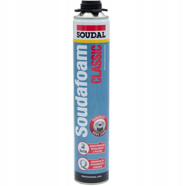 SOUDAL Pianka pistoletowa poliuretanowa SOUDAFOAM CLASSIC - 750 ML zdjęcie 11