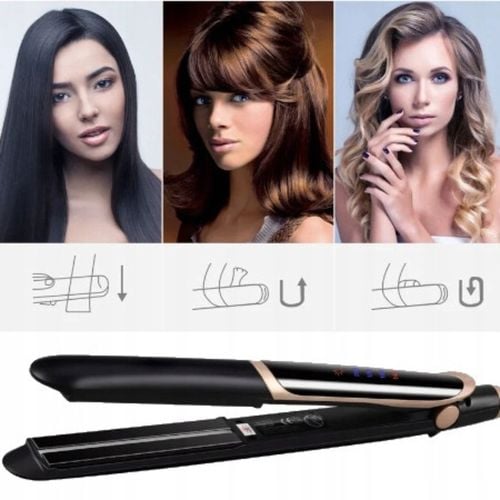 Prostownica do włosów Podczerwień Jonizacja + KRĘCI WŁOSY 2w1 PRO na Arena.pl