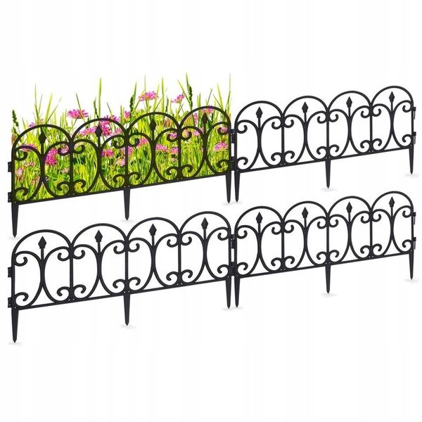 PŁOT PŁOTEK OGRODOWY PALISADA 4SZT 240CM OBRZEŻE zdjęcie 5