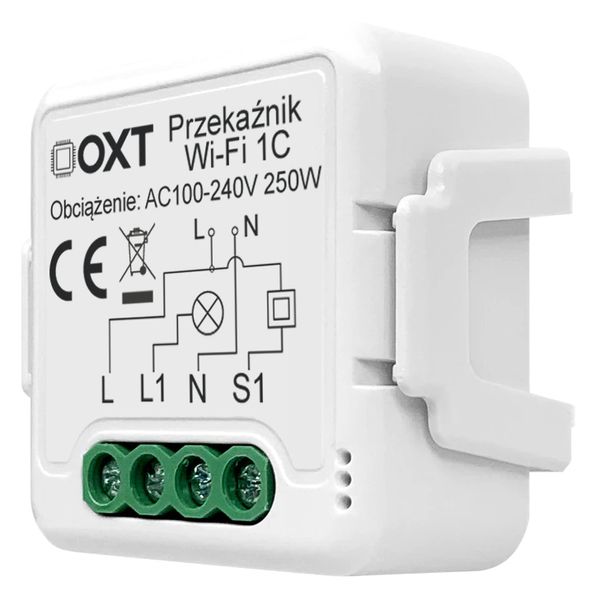 OXT Mini Przekaźnik 1 Obwód WiFi TUYA 10A zdjęcie 2