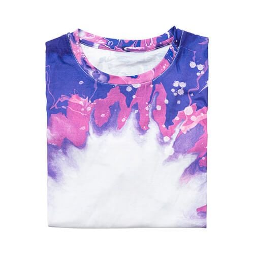 Koszulka Cotton-Like Bleached Bloom Blue do sublimacji S zdjęcie 3