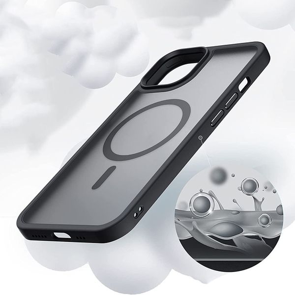 TECH-PROTECT MAGMAT MAGSAFE IPHONE 14 PRO MAX BLACK/CLEAR zdjęcie 5