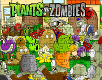 Puzzle Plants vs Zombie