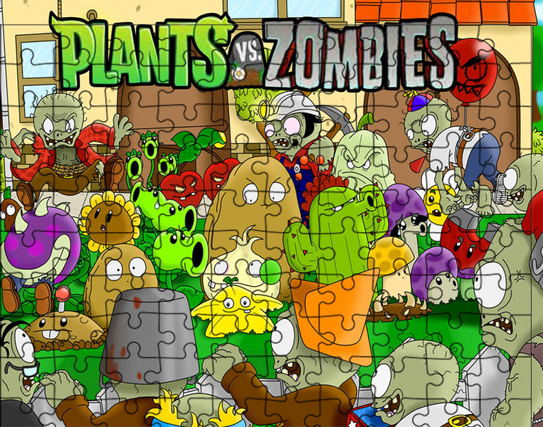 Puzzle Plants vs Zombie zdjęcie 1