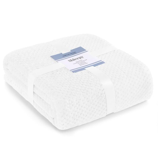 Koc AmeliaHome SHLEEPY WHITE 170X210 zdjęcie 2