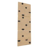 ścianka wspinaczkowa kwadrat 3 drewno - chwyty czarne