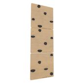 ścianka wspinaczkowa kwadrat 3 drewno - chwyty czarne