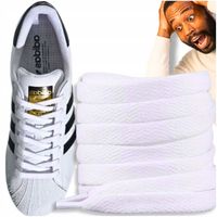Sznurówki Białe 120 cm Do Butów Adidasów Star Trampek Sportowych 7 mm