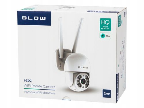 ZEWNĘTRZNA OBROTOWA KAMERA BLOW WIFI IP 2MP FullHD AUDIO IP66 ICSEE SMART na Arena.pl