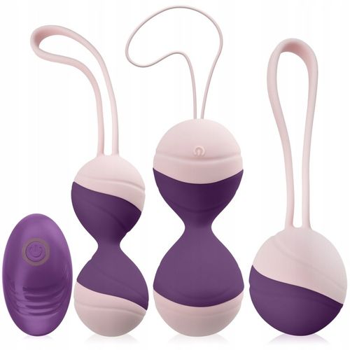 DUŻY ZESTAW KULEK GEJSZY Z BEZPRZEWODOWYM PILOTEM - 10 FUNKCJI WIBRACJI na Arena.pl