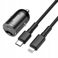 Baseus szybka ładowarka samochodowa 30W Type-C PD do Iphone X 11 12 13 14