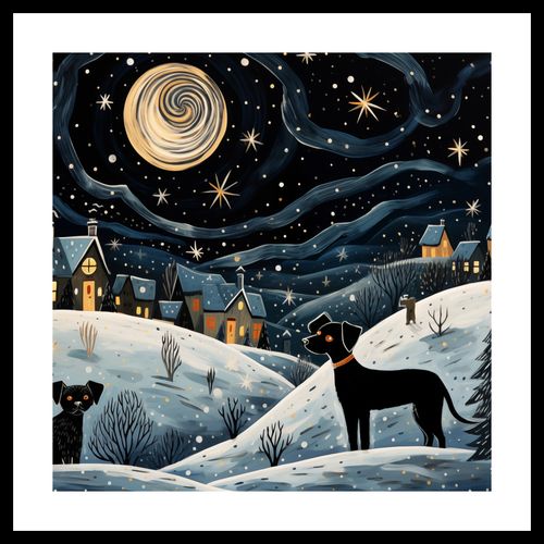 Plakat 50x50cm Nocny Psi Patrol na Arena.pl