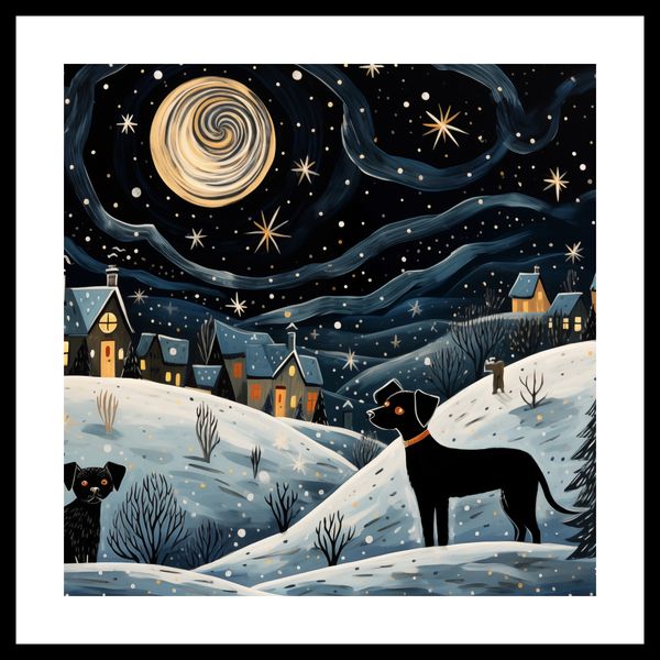 Plakat 50x50cm Nocny Psi Patrol zdjęcie 3