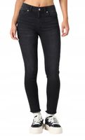 ONLY Petite ONLRUSH MID WAIST - Jeans Skinny Fit - washed black L``30