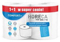 ręcznik papierowy 2r horeca comfort+ typ 500/16 100m 2w (1+1) - 2 rolki