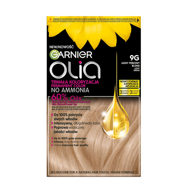 GARNIER Olia Farba do włosów nr 9G Light Greige zdjęcie 1