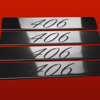 Listwa progowa PEUGEOT 406 Stal nierdzewna 304 połysk 4szt