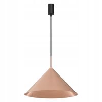 Lampa wisząca CAPITAL Różowe Złoto 46cm 1xGX53 Stożkowy Klosz Metalowy