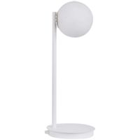 Biurkowa LAMPKA loftowa GAMA 50202 Sigma stojąca LAMPA stołowa kula ball biała