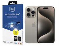Apple iPhone 15 Pro - 3mk HardGlass Matt Max