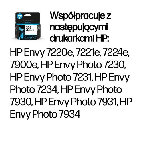 Tusz HP 303 (T6N02AE) Black na Arena.pl