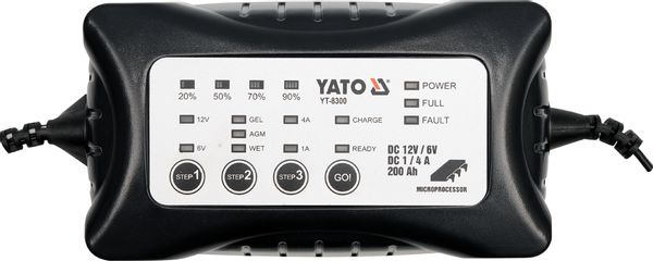 Prostownik elektroniczny 12/6V 1/4A YT-8300 Yato