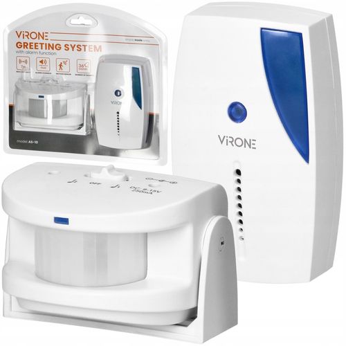 SYGNALIZATOR WEJŚĆ WEJŚCIA z Bezprzewodowym CZUJNIKIEM RUCHU Dzwonek na Arena.pl