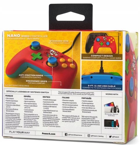 Gamepad PowerA NANO Mario Medley Nintendo Switch na Arena.pl