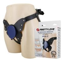Pretty Love Caldric Ii Black & Blue Universal Harness Briefs