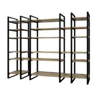 Regał Mercury 260 półka MebleKreator Dąb naturalny