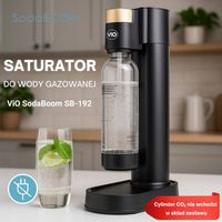 Saturator do wody gazowanej ViO SodaBoom SB-192 + butelka wielorazowa 1L