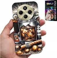 ETUI DO XIAOMI REDMI 14C 4G - WHISKY CYGARO WZORY DLA MĘŻCZYZN PLECKI
