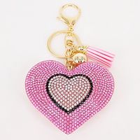 Piękny Brelok Z Cyrkoniami - Serce - 6 Kolorów